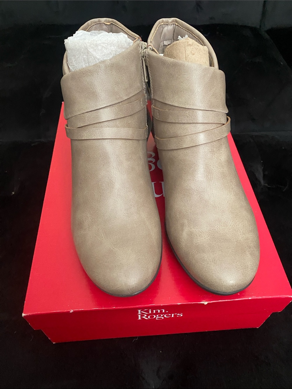 Kim Rogers Stone Rachel Ankle Booties